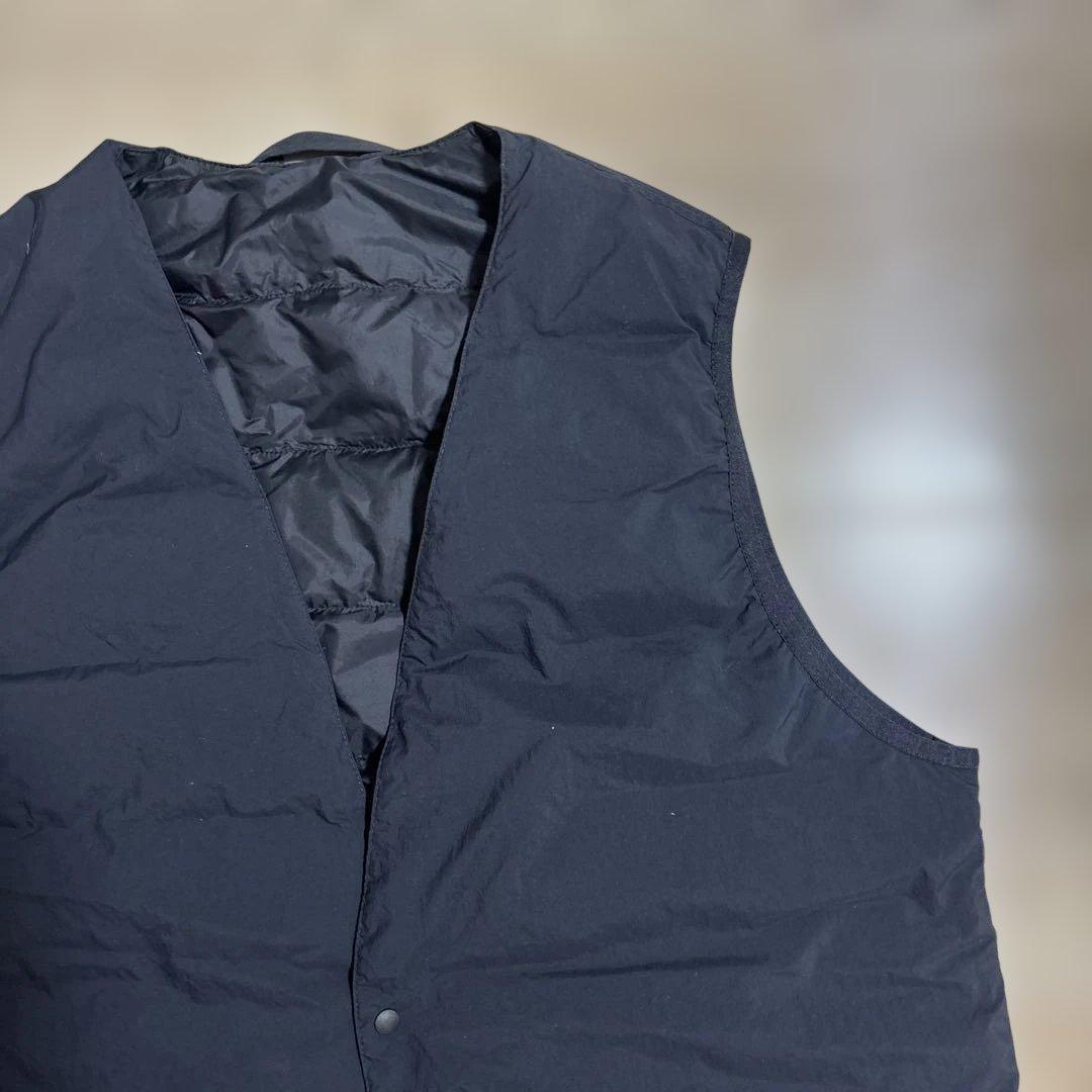 MUJI labo ムジラボ 撥水ポケッタブルリバーシブルダウンベスト S-M