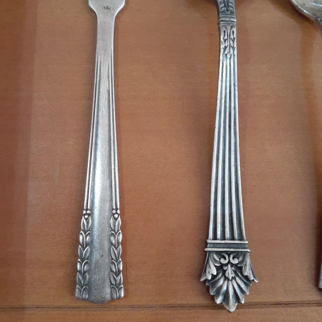 銀製品 スプーン5本バターナイフ1本 まとめ売り silver シルバー