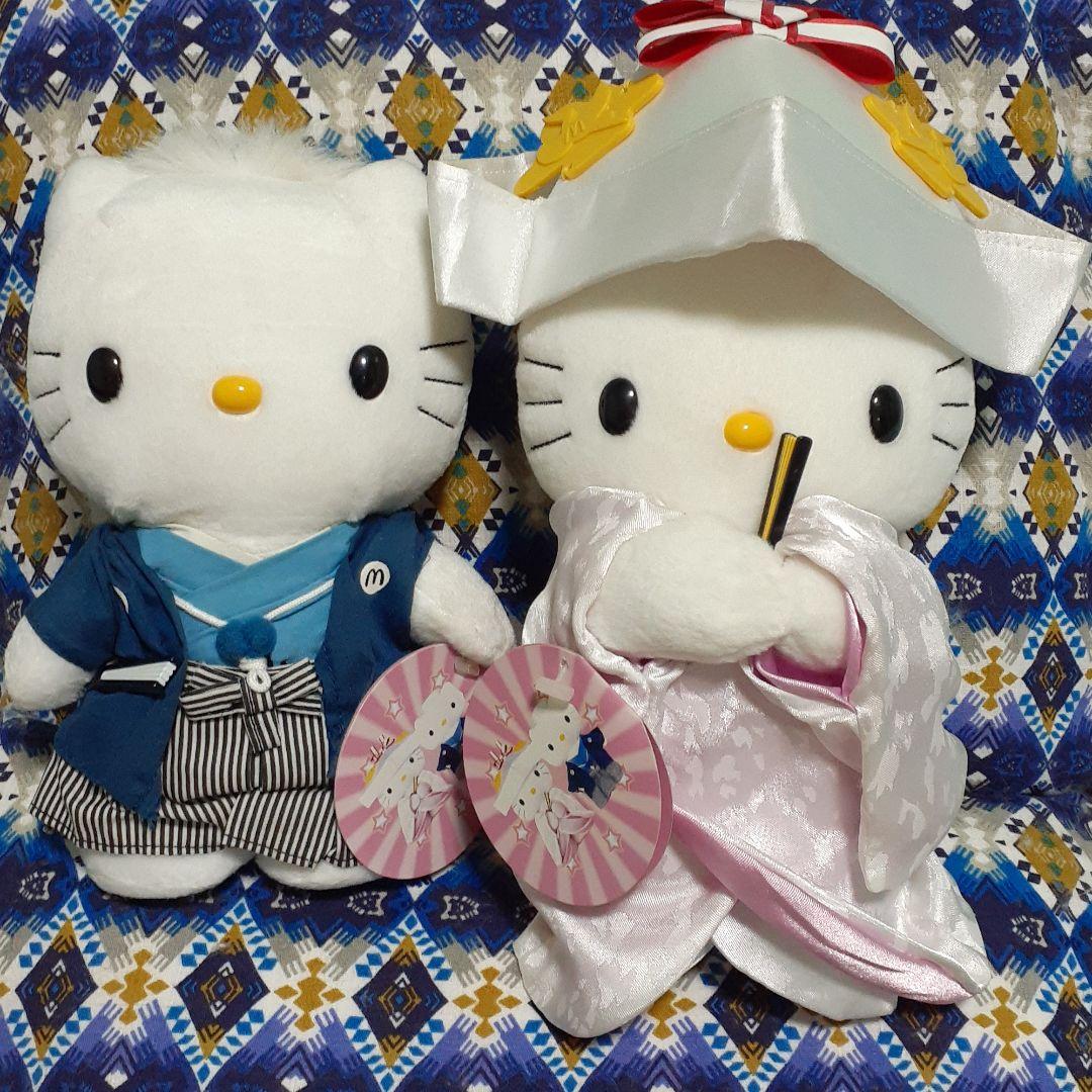 ハローキティ&ダニエルくん和式結婚ぬいぐるみ - メルカリ