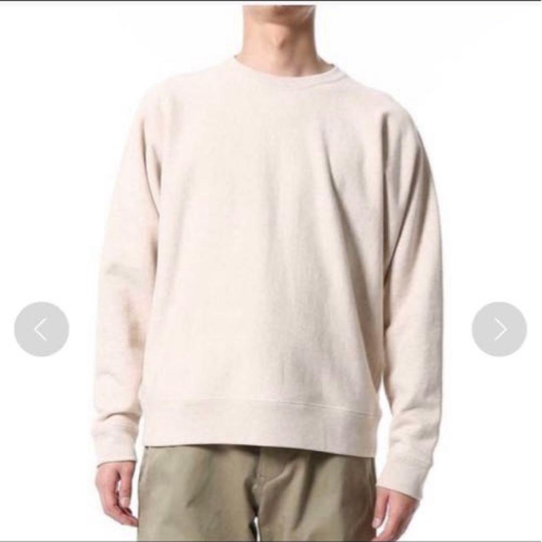 美品☆バトナー BATONER トレーナー メンズ ベージュ S 送料無料