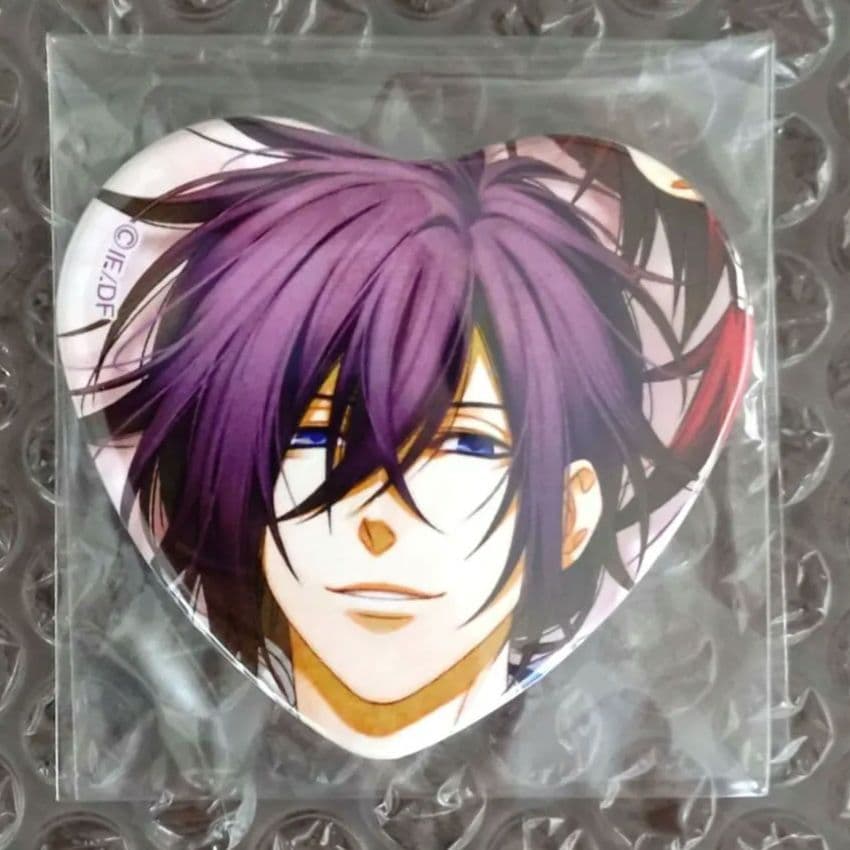 薄桜鬼 斎藤一 ハート缶バッジ - メルカリ