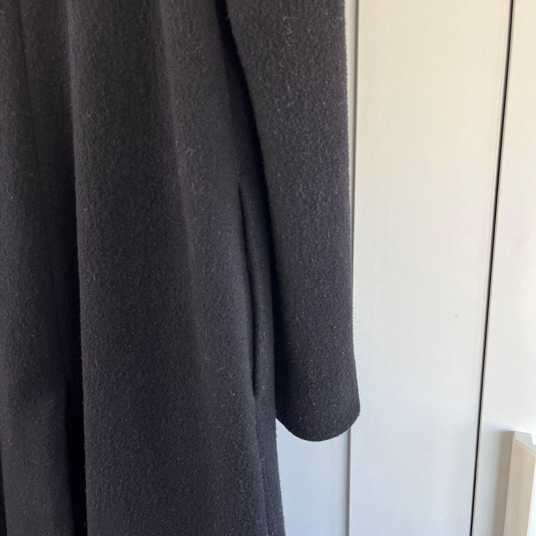 APC アーペーセー ノーカラーウールブラックコート 34 S - メルカリ