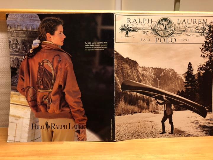 90's   POLO／ラルフローレン　全盛期カタログ ポロ ラルフ ローレンが「BACK TO 90'S」をテーマにしたポップアップ
