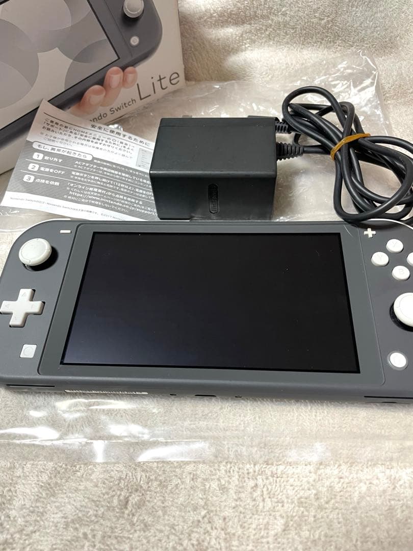 極美品】Nintendo Switch Lite グレー付属品完備・動作確認済