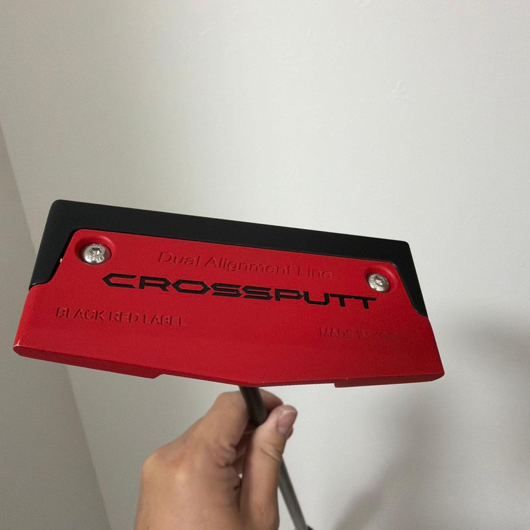 CROSSPUTT レッド/ブラック パター クロスパット(CROSSPUTT) ゴルフクラブ パター レッドブラックラベル