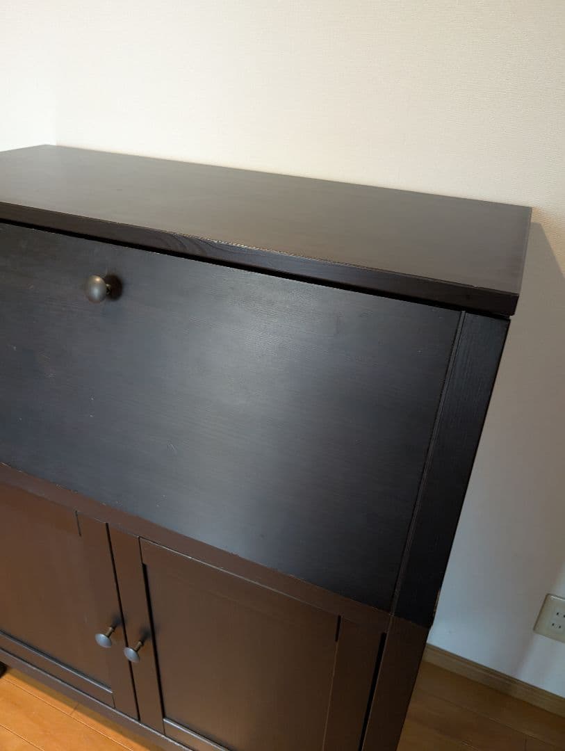 《送料込》IKEA ヘムネス ライティングビューロー ライティングデスク 机収納