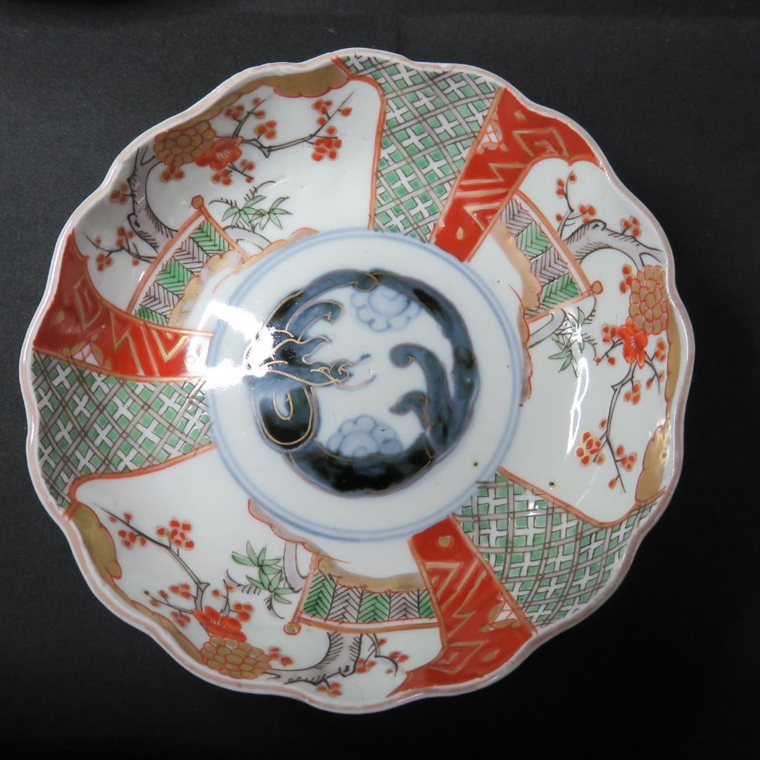 なます皿 3枚 梅図 江戸時代 蛇の目高台 古伊万里 高台欠け - メルカリ