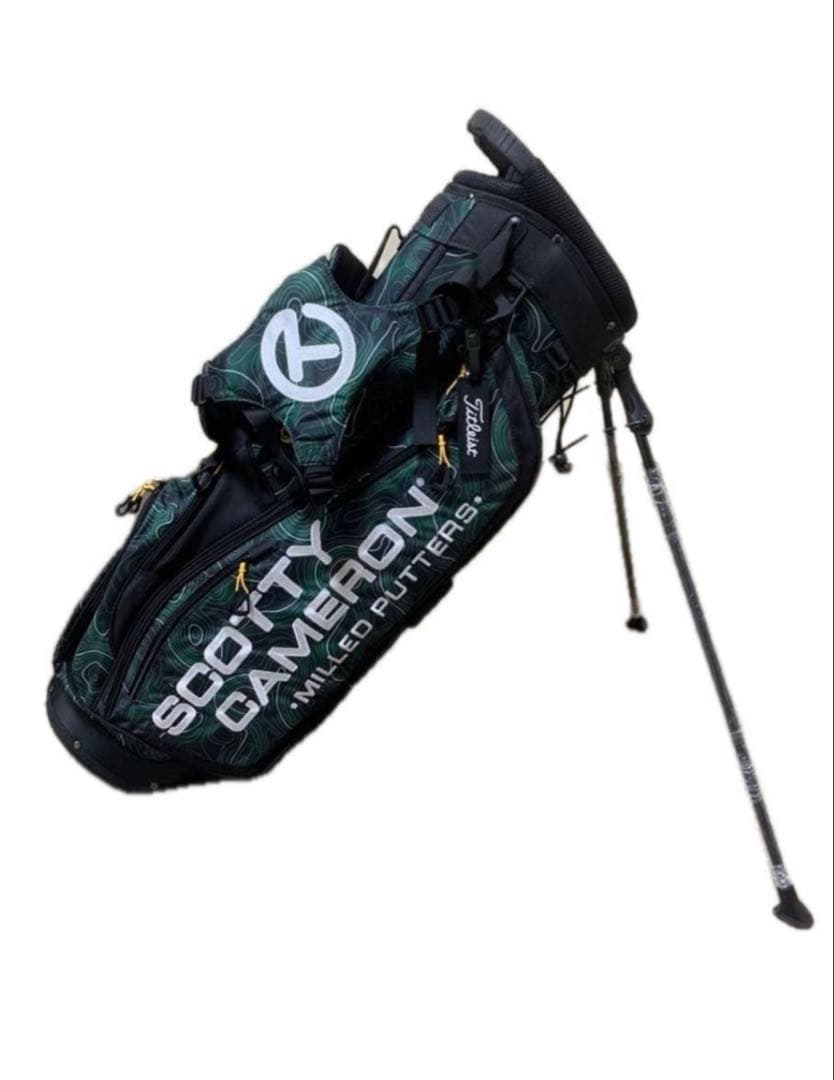 新品未使用　スコッティキャメロン　キャディバッグ　スタンド式　ブラック&グリーン 新品未使用スコッティキャメロンスタンドキャディバッグ｜Yahoo!フリマ