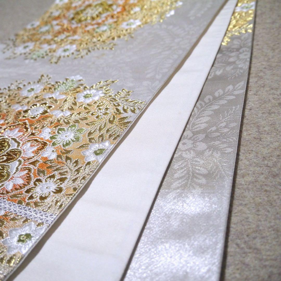 必見！早い者勝ち！！ 正絹 中古 西陣織 仕立て上がり袋帯☆259 - メルカリ