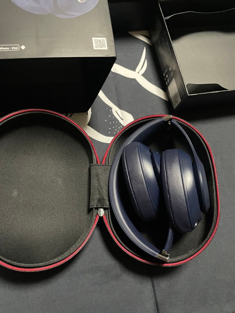《美品》Beats Studio 3 ワイヤレスヘッドホン ネイビー