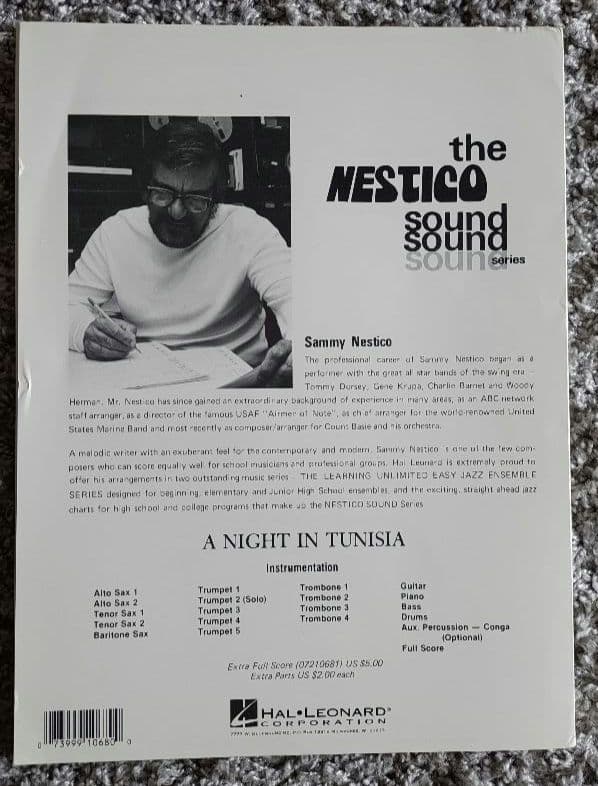 アート・デザイン・音楽 A Night in Tunisia -Nestico Sound Series