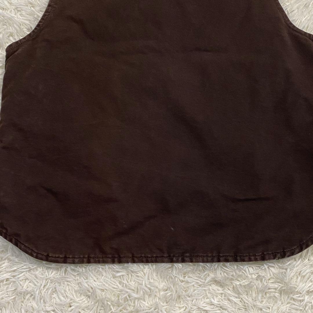 08年製 carhartt カーハート ダックベスト V02 ダークブラウン - メルカリ