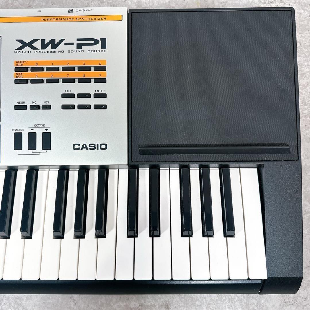 希少 CASIO XW-P1 シンセサイザー 61鍵盤 軽量 ソフトケース 廃盤