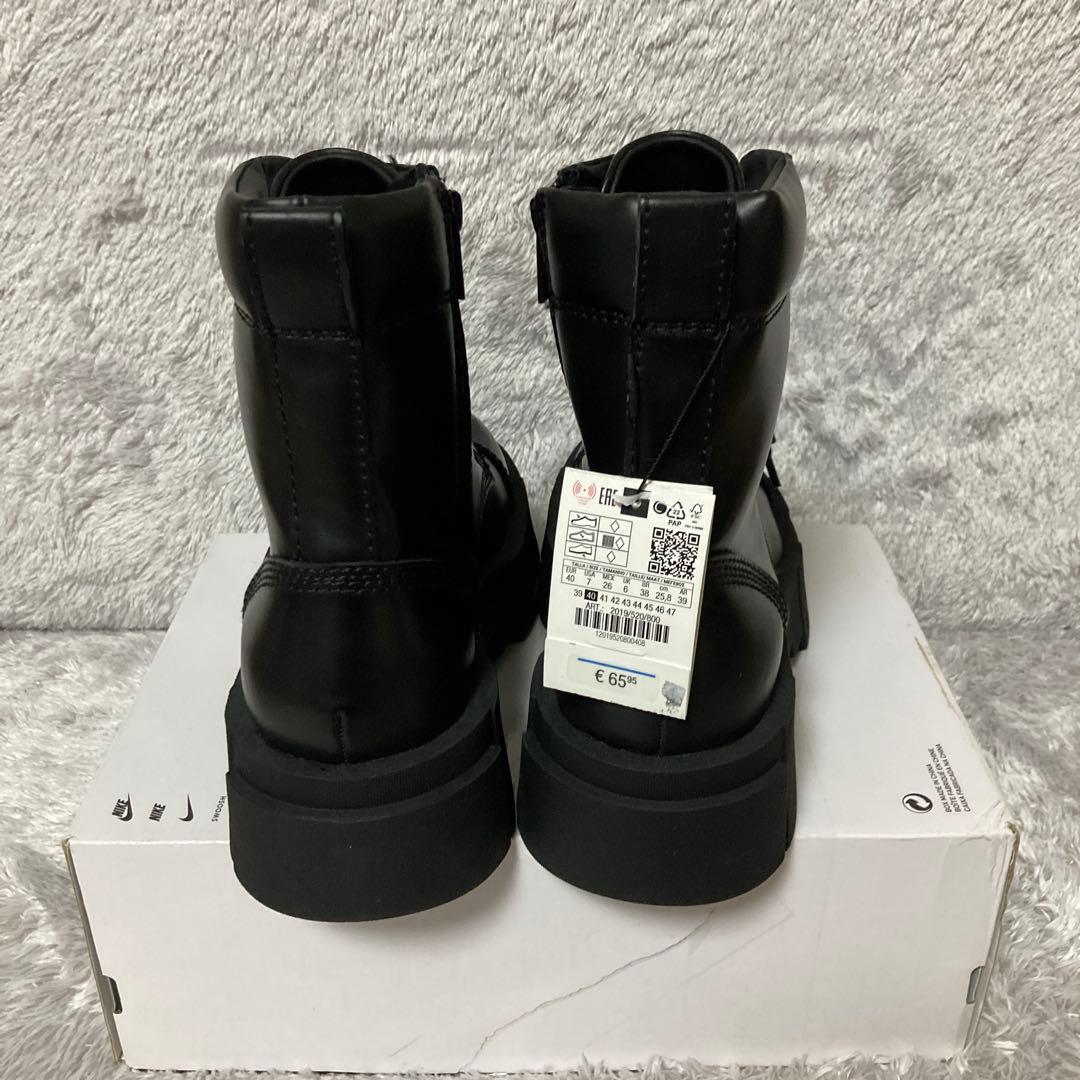 zara ザラ トラックソール 厚底レースアップブーツ ブラック