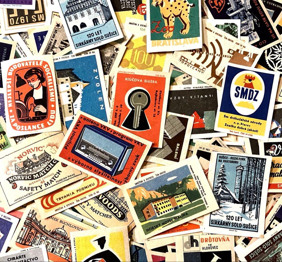マッチラベル1000枚/チェコスロバキア/ヴィンテージ - コレクション新