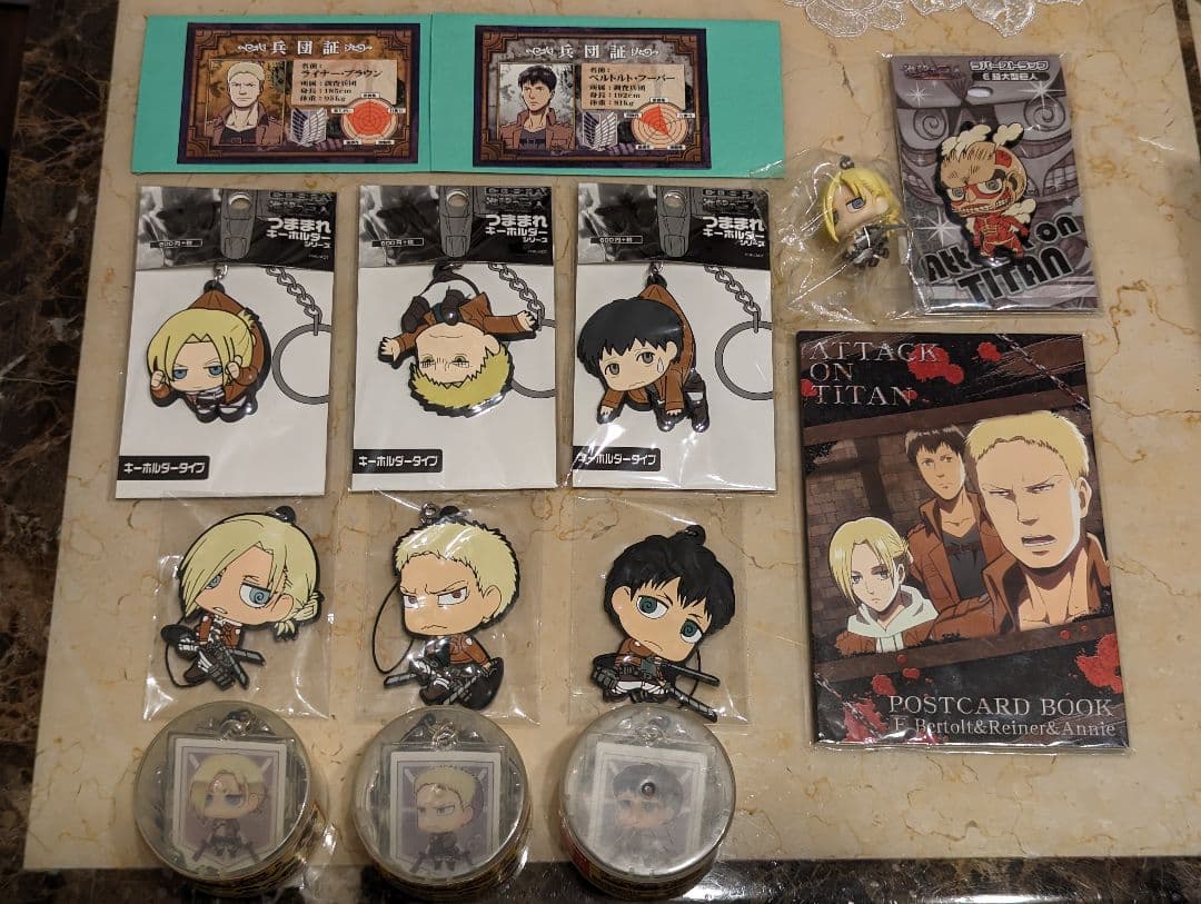進撃の巨人 アニ ライナー ベルトルト まとめ売り - メルカリ