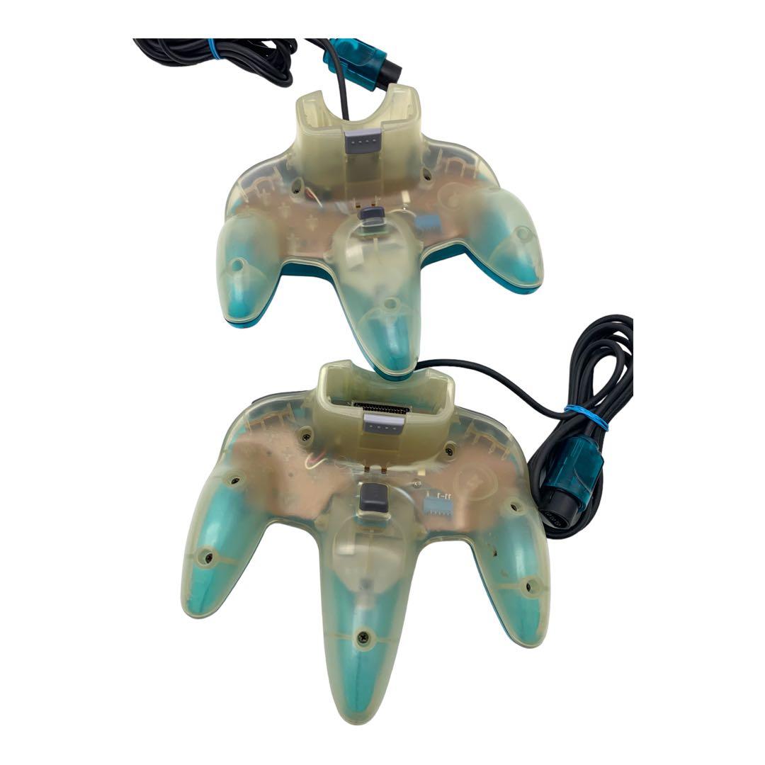 NINTENDO 64本体クリアブルー 任天堂 64ソフト - メルカリ