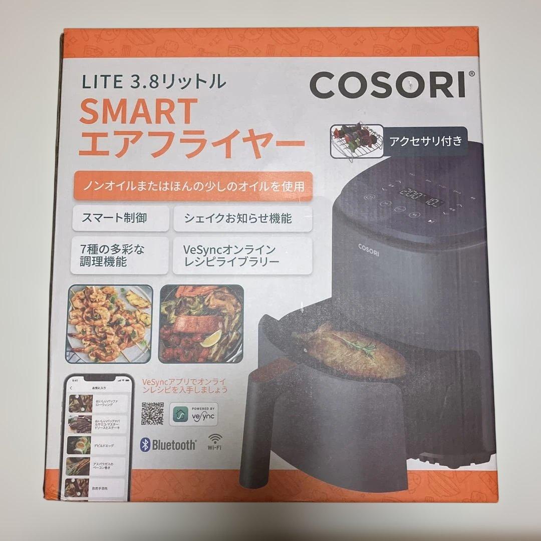 【新品】COSORI SMARTエアフライヤー　CAF-LI401S 3.8L