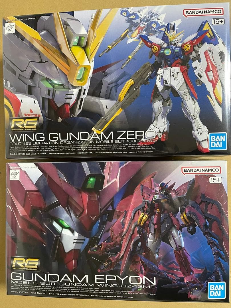 RG 新機動戦記ガンダムW ウイングガンダムゼロ&ガンダムエピオン