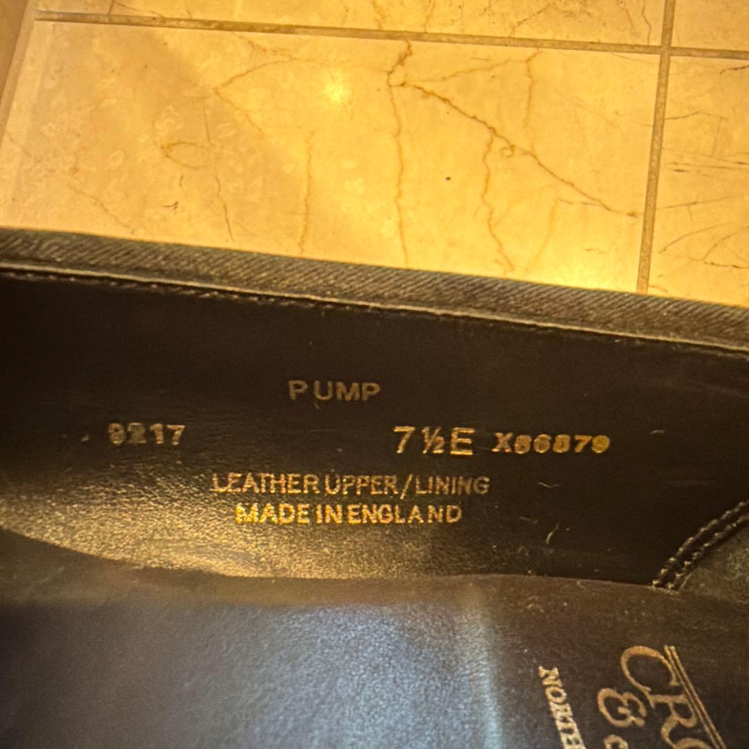 Crockett & Jones オペラパンプス リボン付きドレスシューズ - メルカリ