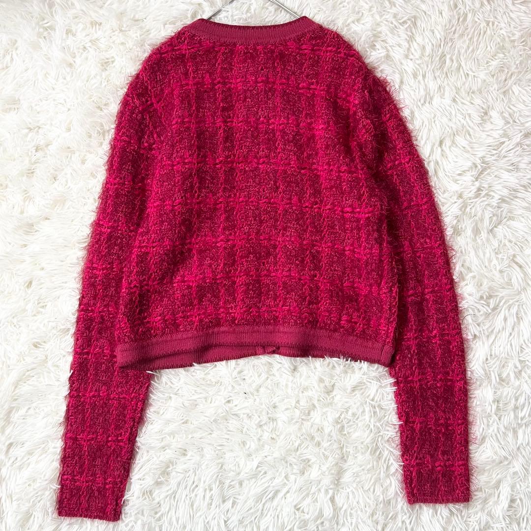 新品タグ付き 定価約4万 ピンキーアンドダイアン ツイードカーディガン