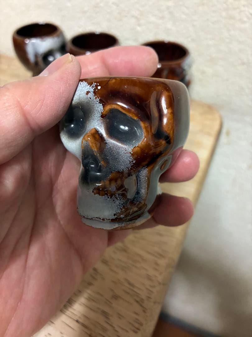 ビンテージ50s スカル 髑髏 骸骨 デカンタ ネイバーフッド ハロウィン