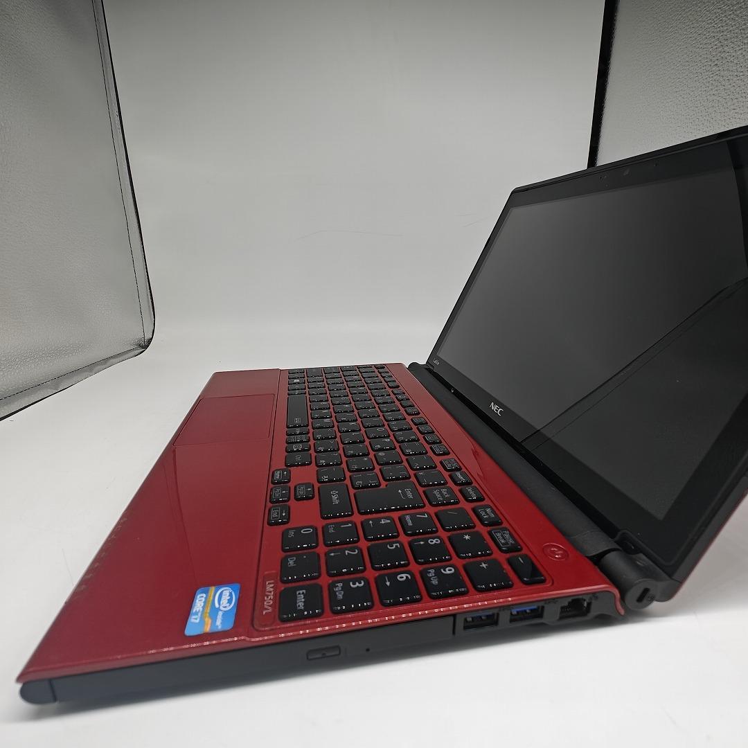NEC】LAVIE 高性能i7 SSD256GB 8GB レッド ノートPC 新着