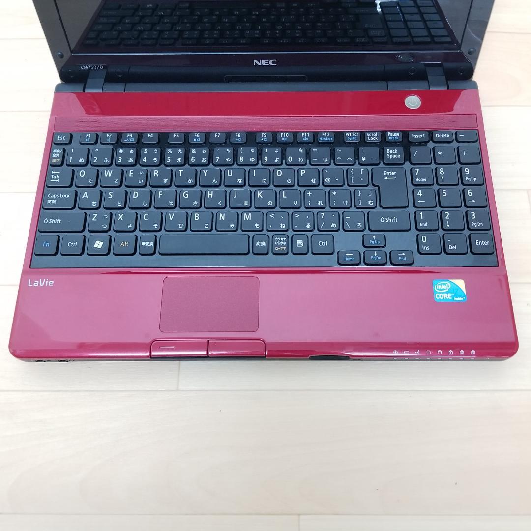 ジャンク品 NEC i7 ノートPC PC-LM750DS6R（E2150） - メルカリ