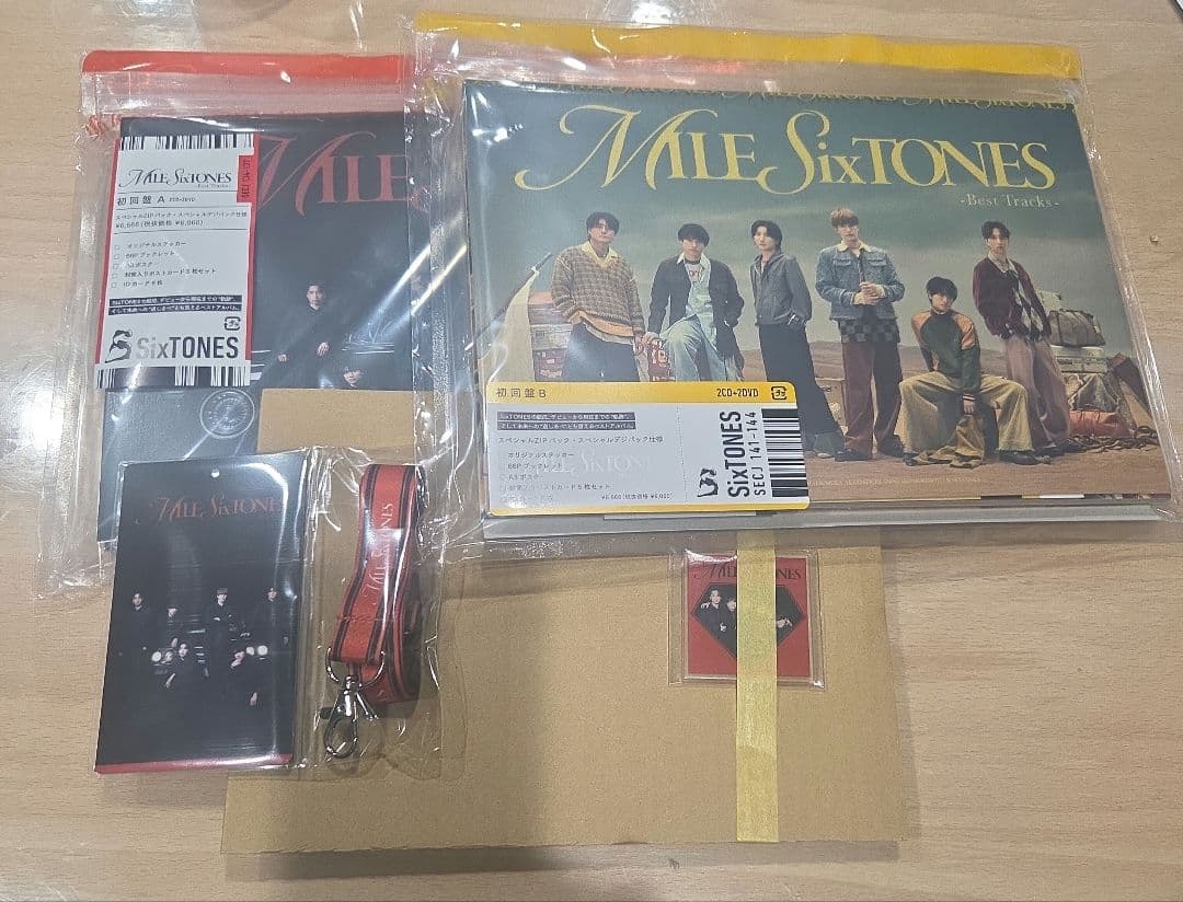 SixTONES MILESixTONES 初回限定A・B 初回特典付 SixTONES MILESixTONES-Best Tracks- 初回盤A 2CD＋Blu-ray アルバム