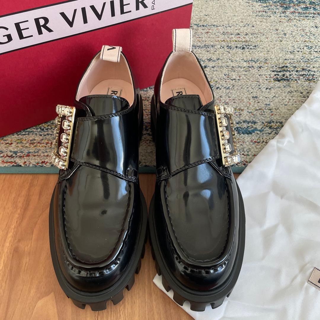 新品 ロジェヴィヴィエ ローファー フラットシューズ 38.5 タキマキ