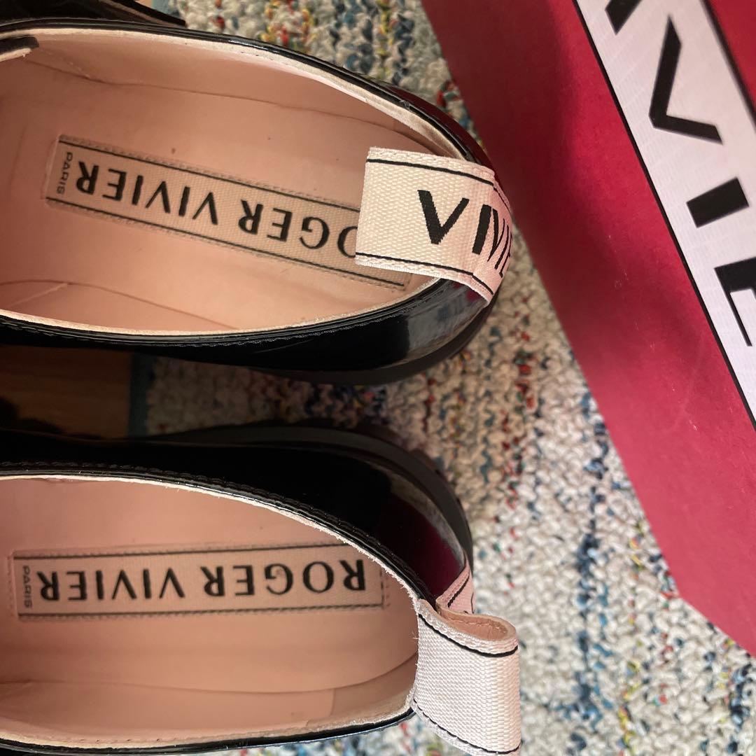 新品 ロジェヴィヴィエ ローファー フラットシューズ 38.5 タキマキ