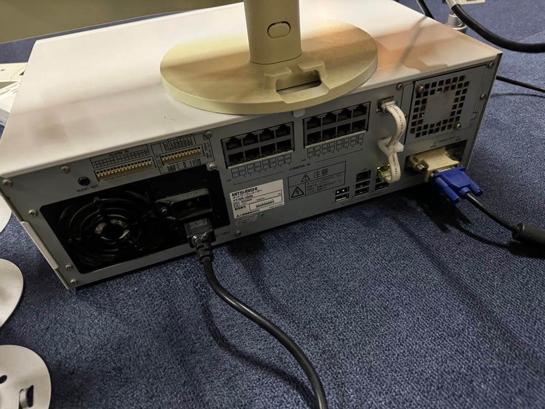 三菱レコーダーNR-3500/カメラNC-3000【モニター/ステー付き】 - メルカリ