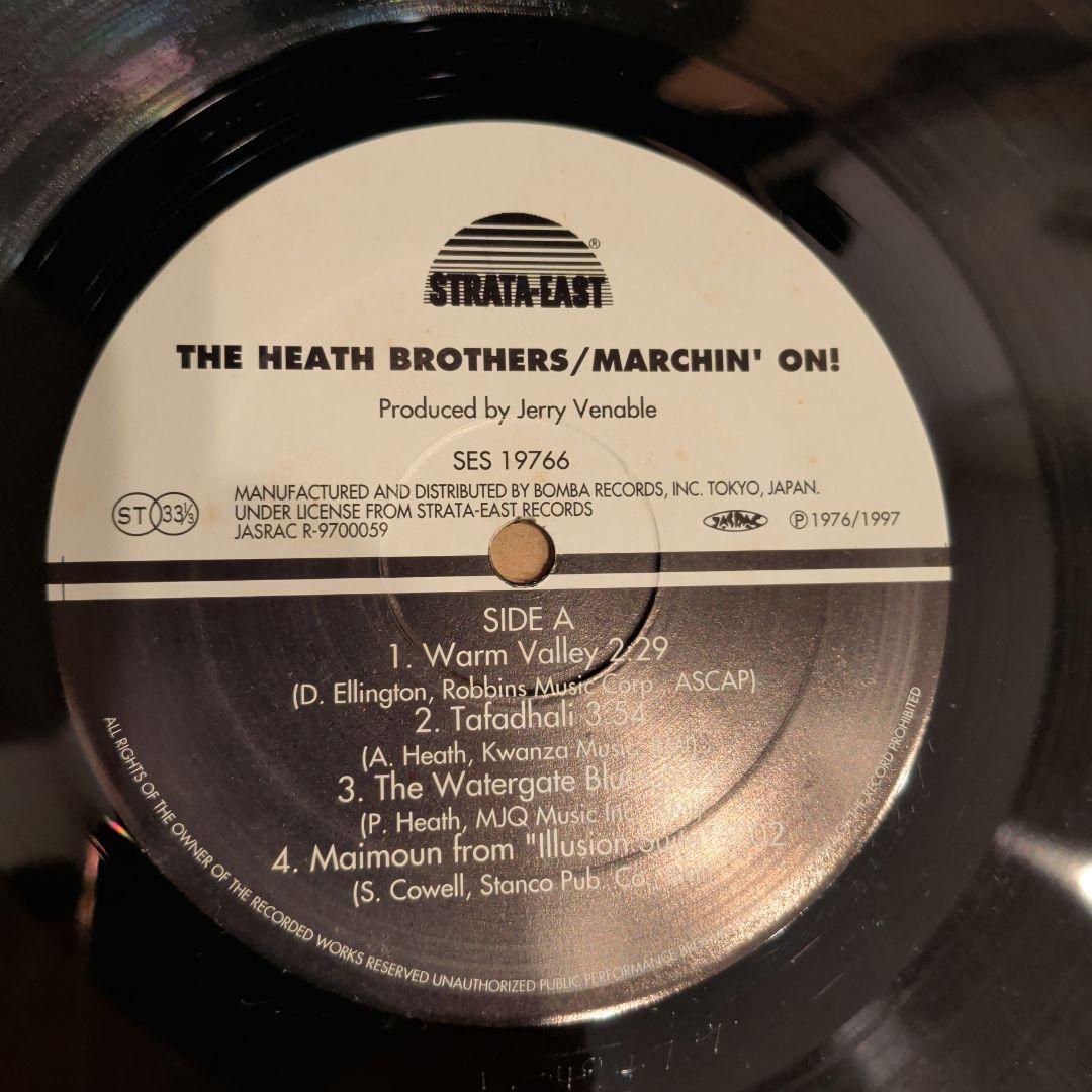 The Heath Brothers - Marchin' On! 再発日本盤 - メルカリ