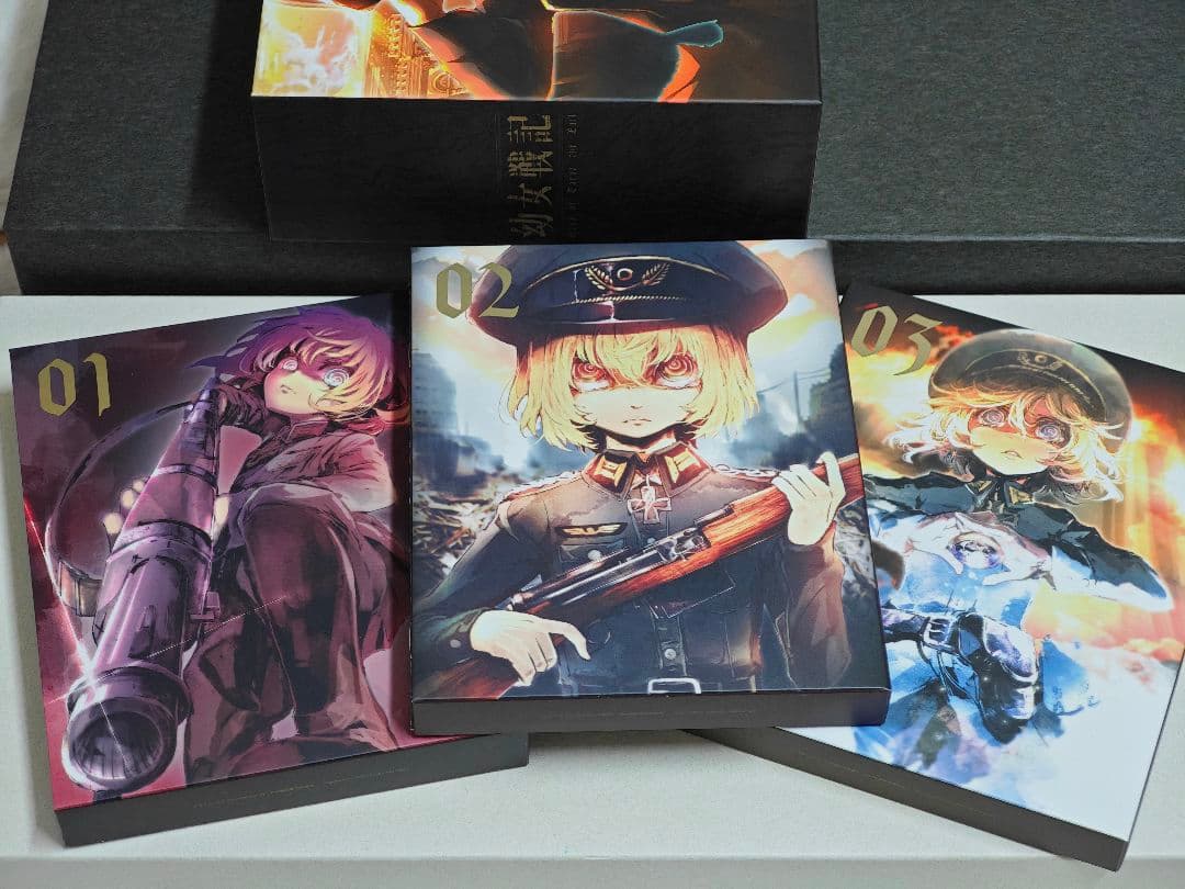 初回限定版】幼女戦記 Blu-ray 1〜3巻（全12話・全巻収容BOX付き