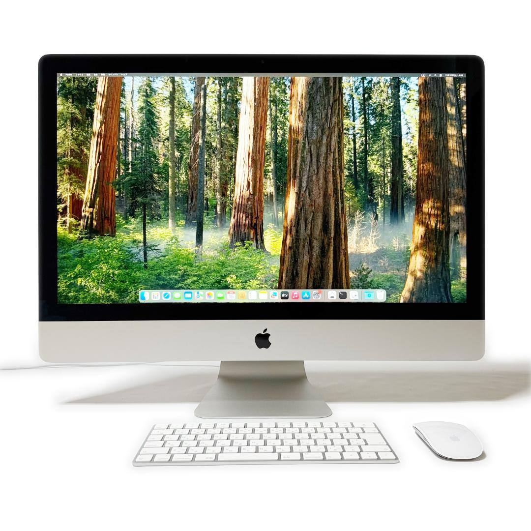 iMac 27インチ《美品 5Kモニター 512GB SSD Apple 中古》