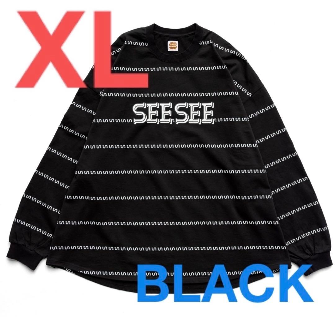 XLサイズ SEE SEE x S.F.C Boarder Tee Black - メルカリ