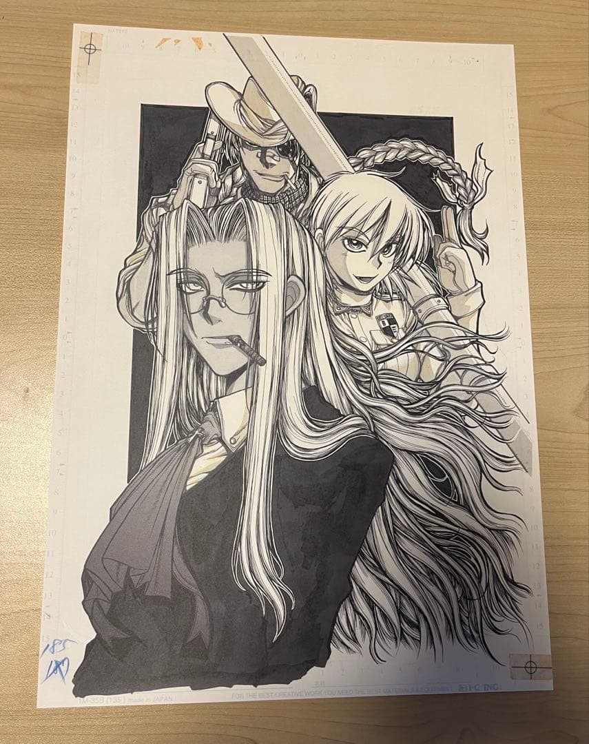 即購入可】ヘルシング HELLSING 平野耕太 複製原画 セラス - メルカリ