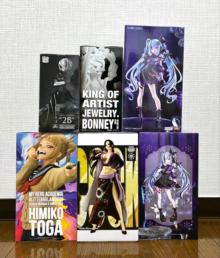 人気anime フィギュア 6点セット】まとめ売り__&__☆__! - メルカリ