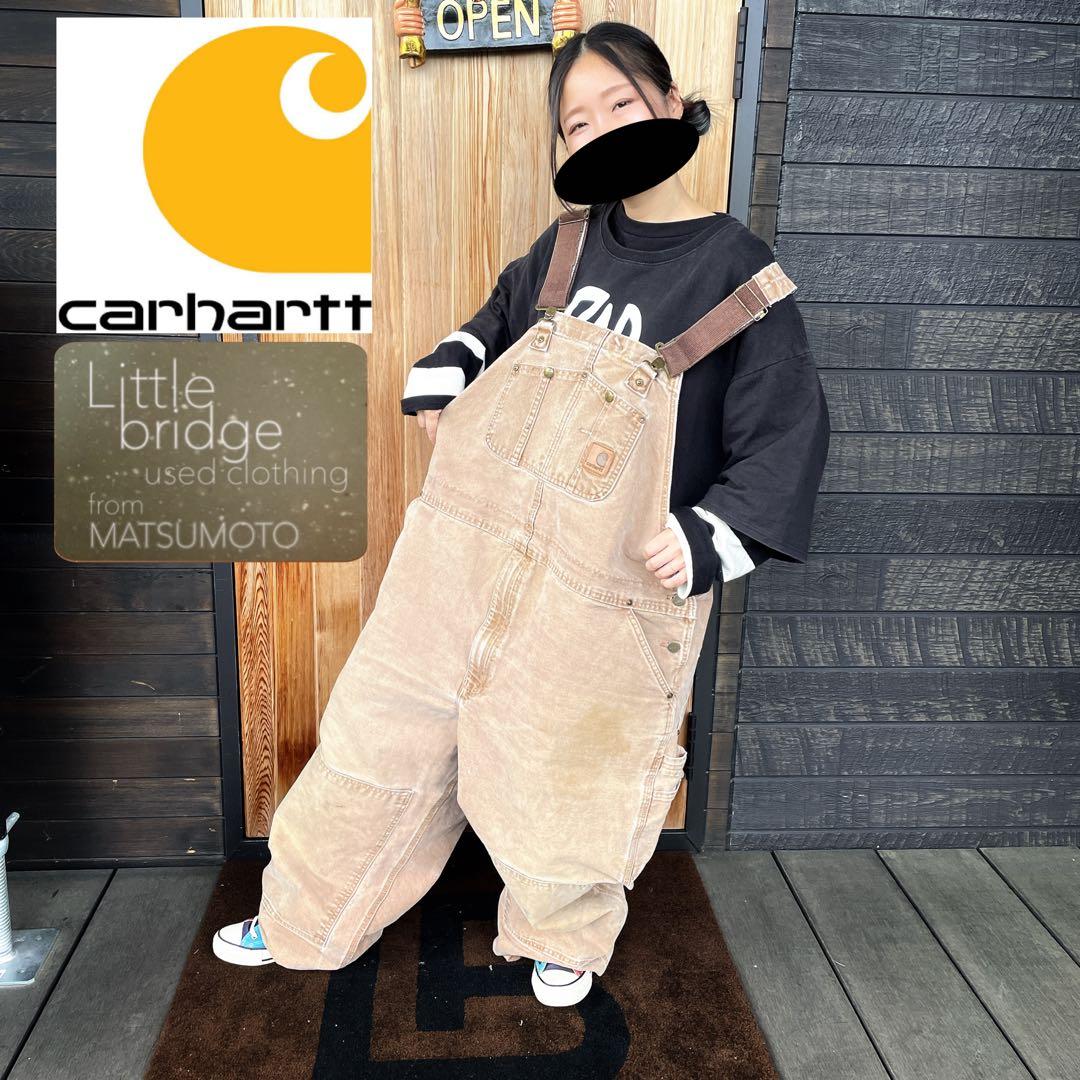 carhartt カーハート オーバーオール 超ビッグサイズ ワークパンツ古着