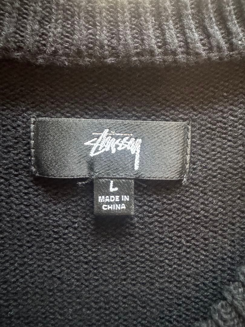 Stussy Orchid Knit Sweater Black Stussy Black