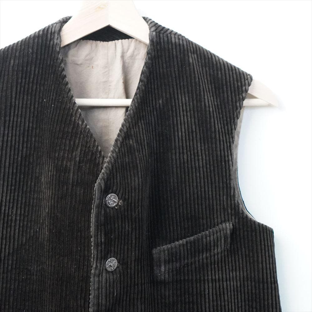 20s30s ビンテージ フランス 動物釦 ハンティングベスト - メルカリ