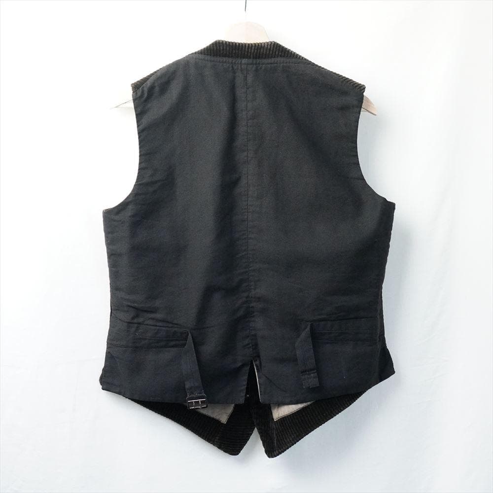 20s30s ビンテージ フランス 動物釦 ハンティングベスト