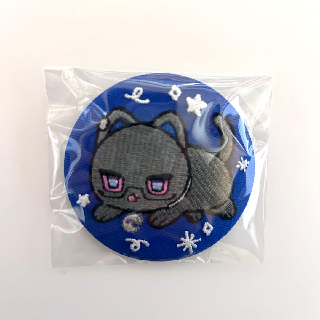 にじさんじ VOLTACTION 四季凪アキラ くろいこIMPACT刺繍缶バッチ