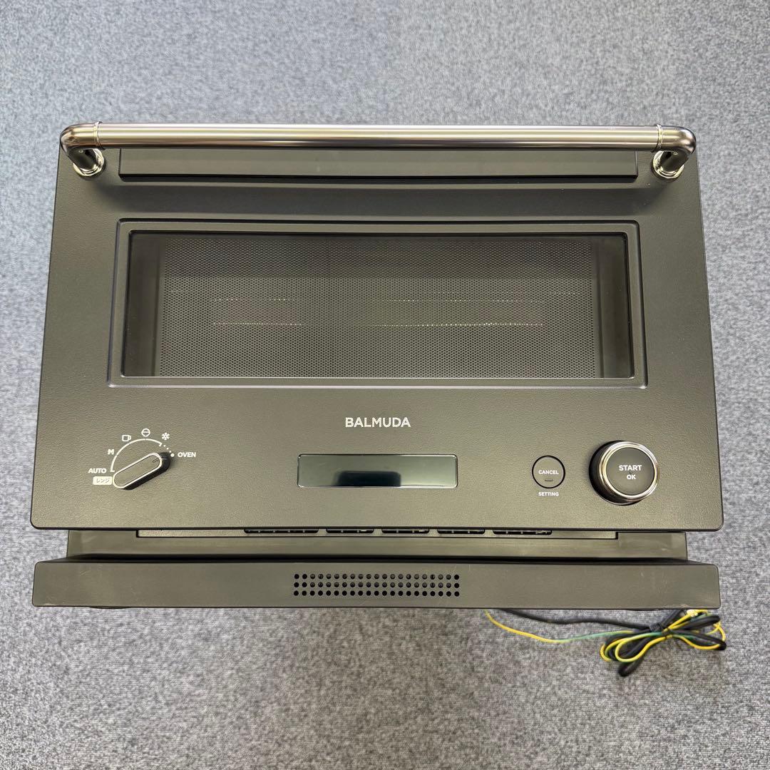 【BALMUDA】バルミューダ　オーブンレンジ　2024年製 K09A-BK BALMUDA（バルミューダ） オーブンレンジ BALMUDA The Range 20L K09A