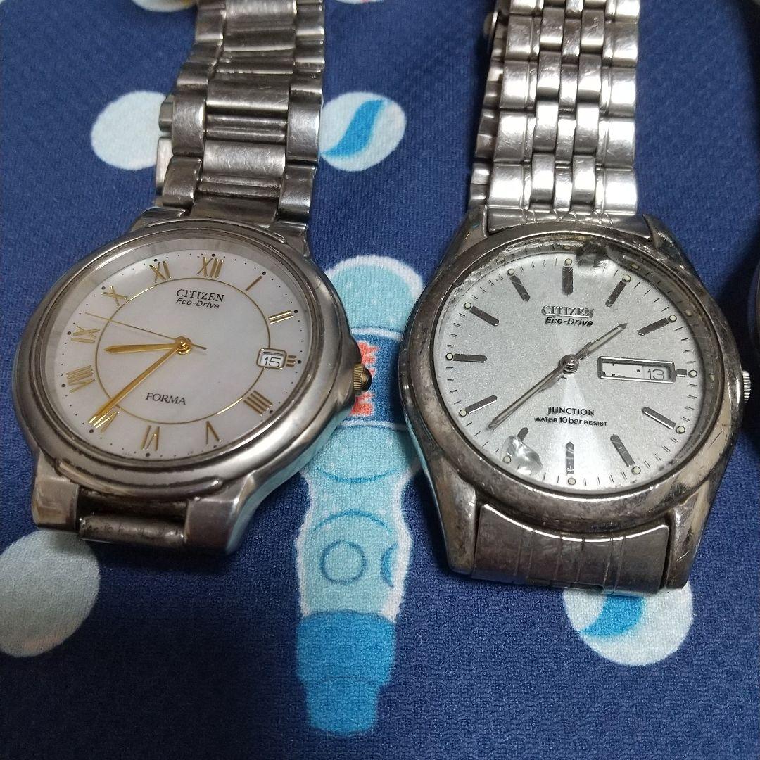 ジャンク)ソーラー時計 4点 - メルカリ