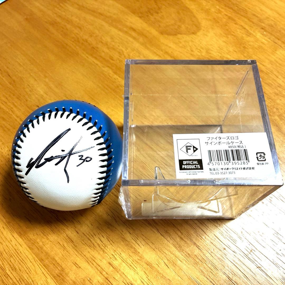 北海道日本ハムファイターズ 郡司裕也選手 直筆サインボール ロゴ