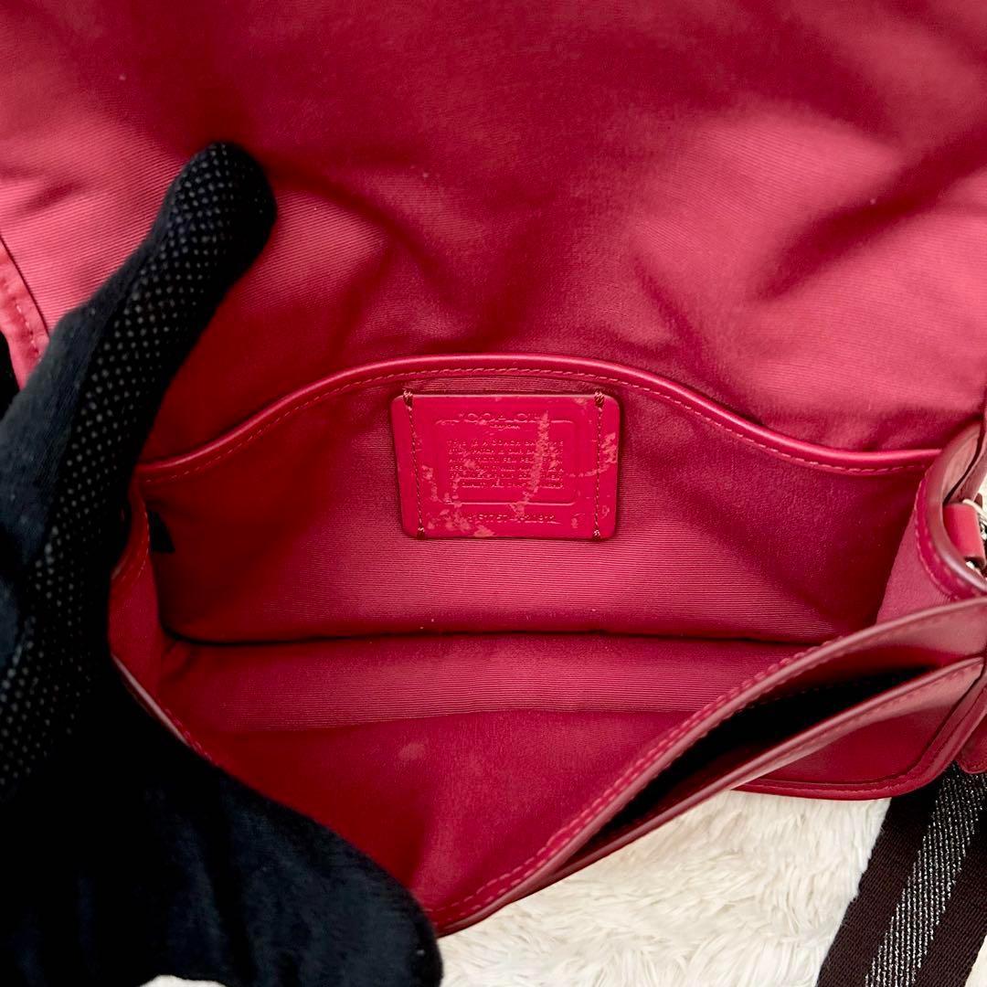 極美品 コーチ ウィズ ペニー ショルダーバッグ カメラバッグ クロス