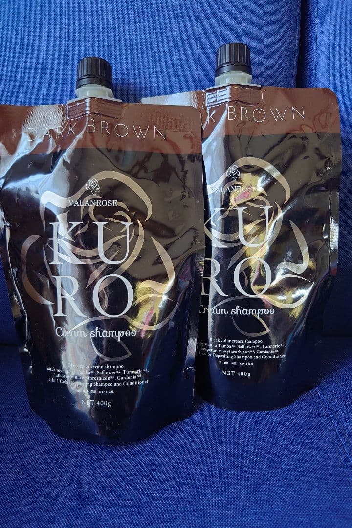 新品☆バランローズKUROクリームシャンプー ダークブラウン 400g 白髪染め KUROクリームシャンプー | VALANROSE(バランローズ)【公式】