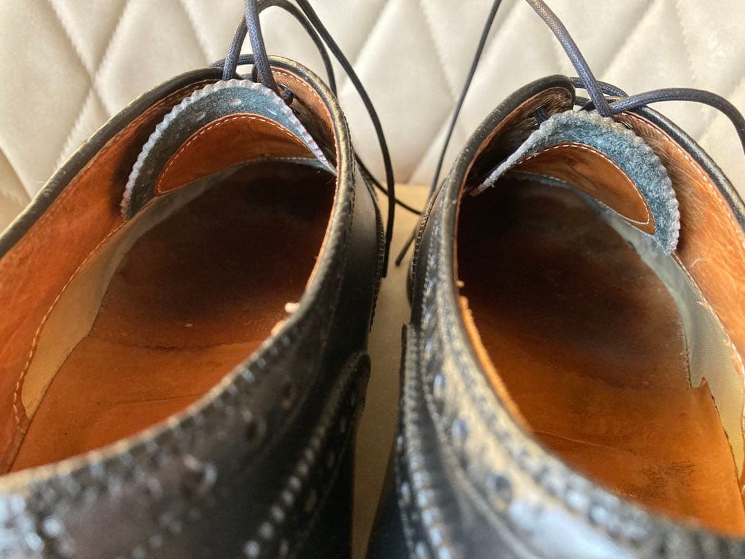 ALDEN オールデン　ストレートチップ　黒　25.5cm