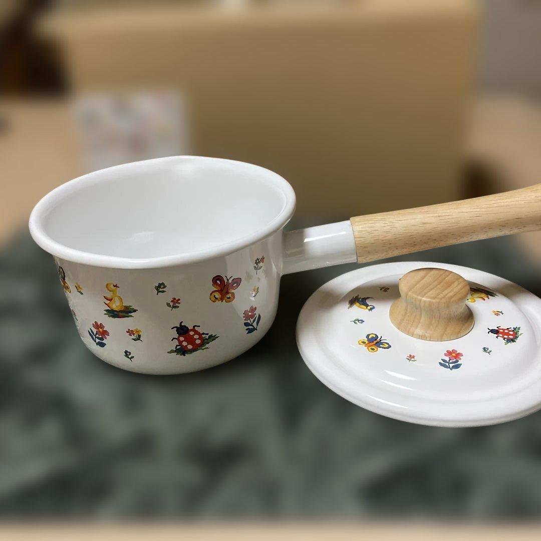 フェイラー☆F E I L E R☆ハイジホーローミルクパン☆片手鍋☆14cm